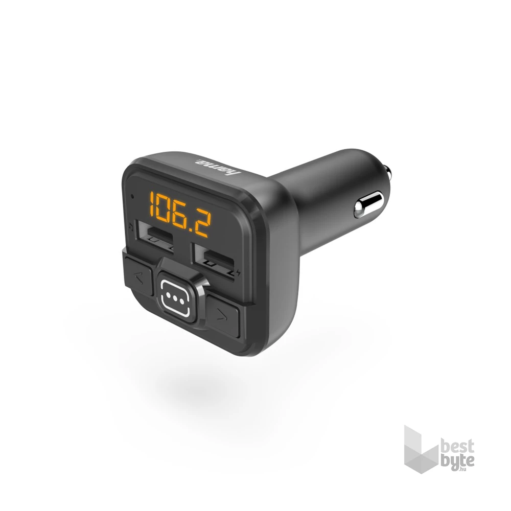 Hama 14163 FM transzmitter (USB, AUX, + töltés funkció 1A)