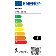 Hama 176583 E14 5,5W RGB okos Wifi LED izzó