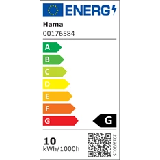 Hama 176584 E27 10W fehér okos Wifi LED izzó