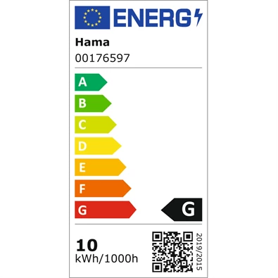 Hama 176597 E27 RGB+CCT 10W okos WIFI LED izzó