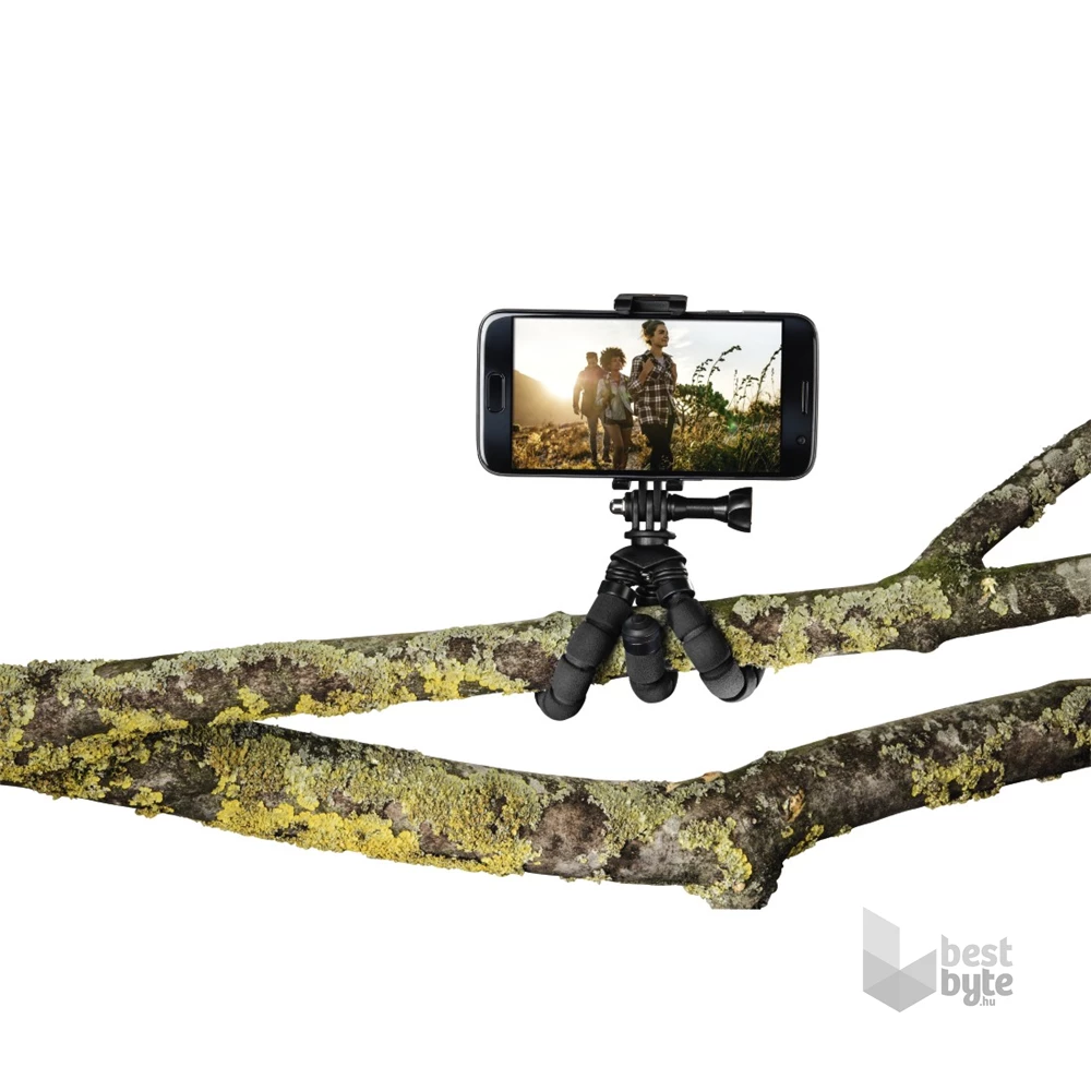 Hama 178366 "FLEX" GoPro/okostelefon fekete fotó-videó állvány