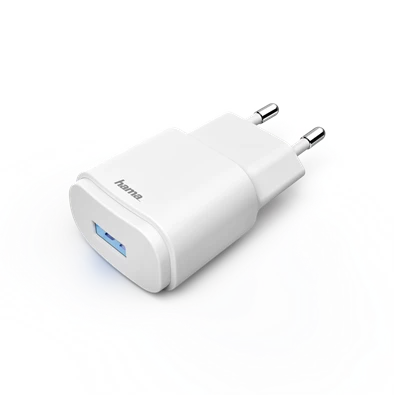 Hama 183262 USB 1,2A fehér hálózati töltő