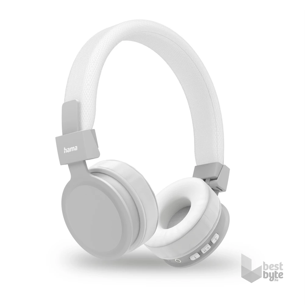 Hama 184197 "FREEDOM LIT" Bluetooth fehér fejhallgató