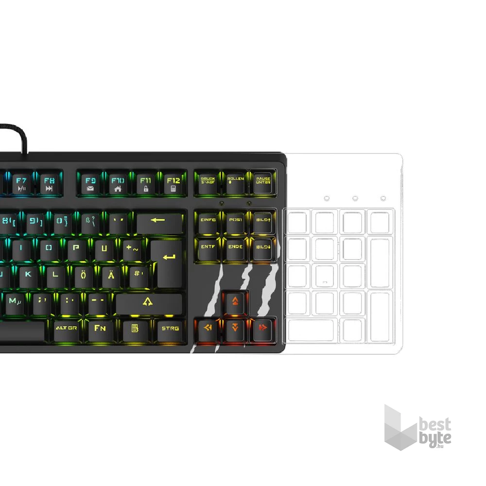 URAGE by Hama 186029 "M3chanical RDX Exodus 850TKL" RGB LED gamer billentyűzet