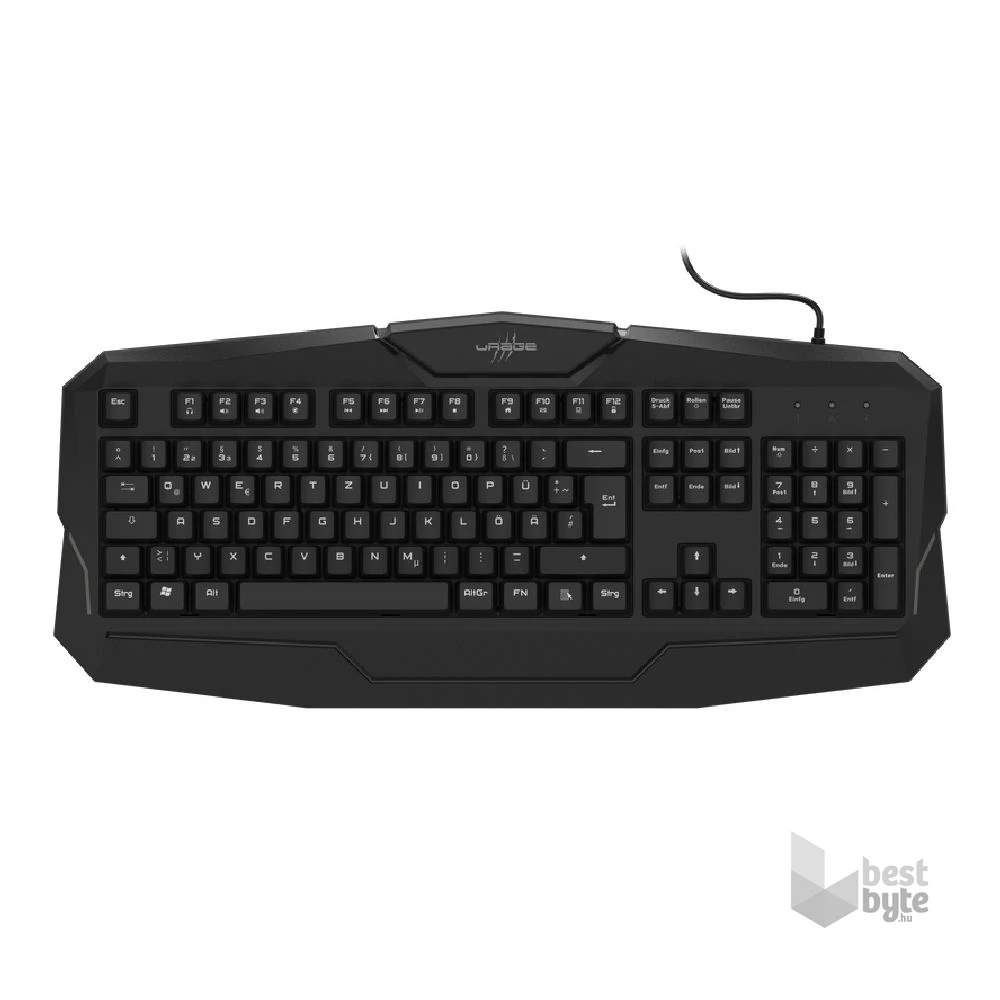 URAGE by Hama 13186041 "Exodus 100" fekete gamer billentyűzet