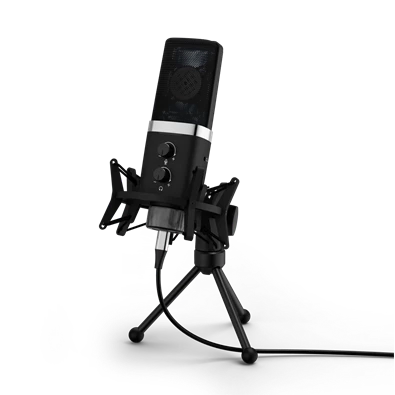 URAGE by Hama 186087 Stream 900HD Streaming állvánnyal gaming mikrofon