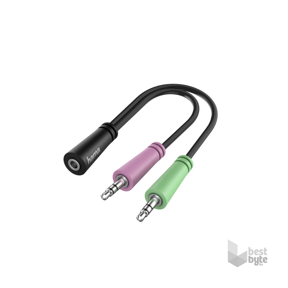 Hama 200351 4 pol. jack alj - 2×3 pol. jack dugó kábel