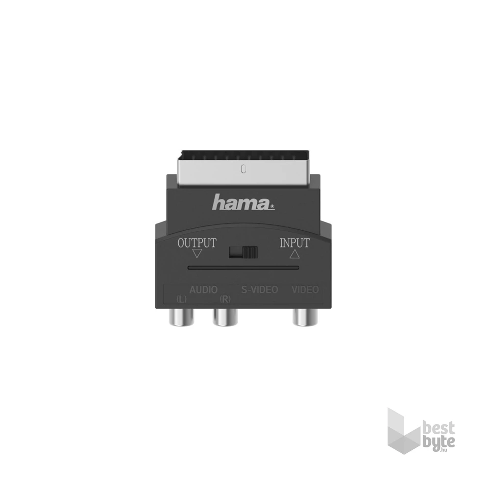 Hama 205268 FIC AV SCART-3RCA-SVHS be/ki adapter