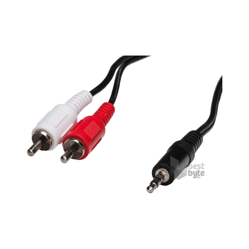 Hama 30456 ST ECO 5,0m 3,5 mm Jack-2 RCA összekötő kábel