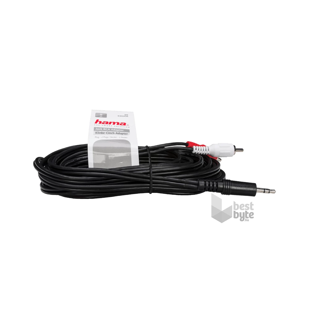 Hama 30456 ST ECO 5,0m 3,5 mm Jack-2 RCA összekötő kábel