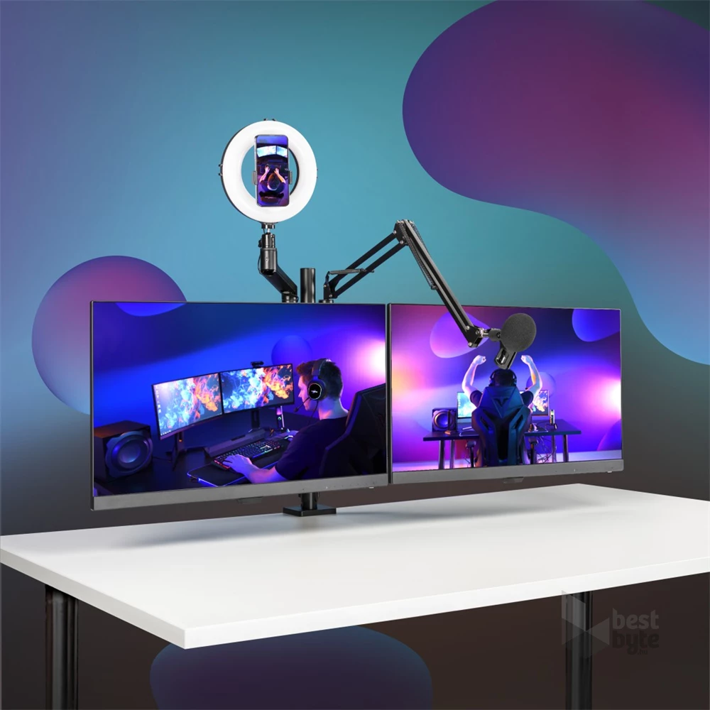Hama 4663 4 karos streaming monitor tartó