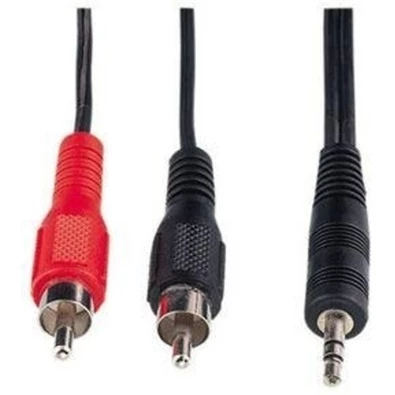 Hama 48918 5m 2 RCA-3,5 mm Jack összekötő kábel