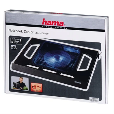 Hama 53070 "NCP-75" fekete 17"-ig notebook hűtő