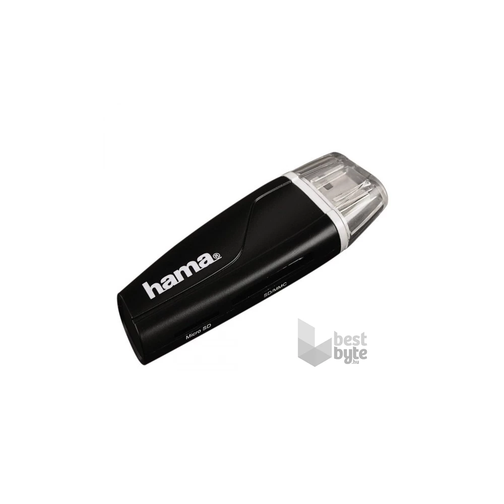 Hama 54115 USB 2.0 SDXC fekete kártyaolvasó