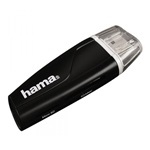 Hama 54115 USB 2.0 SDXC fekete kártyaolvasó