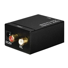 Hama 83180 "AC80" Digitális-Analóg (DAC) audio konverter (Újracsomagolt) Hama 83180 "AC80" Digitális-Analóg (DAC) audio konverter (Újracsomagolt)