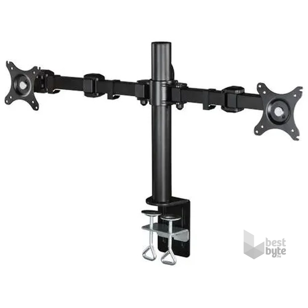 Hama 95830 10"-26" DUAL VESA 100x100 dönthető, karos asztali konzol