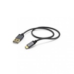 Hama "Elite" 173636 USB 2.0 Type-C- USB A fekete 1,5m adatkábel