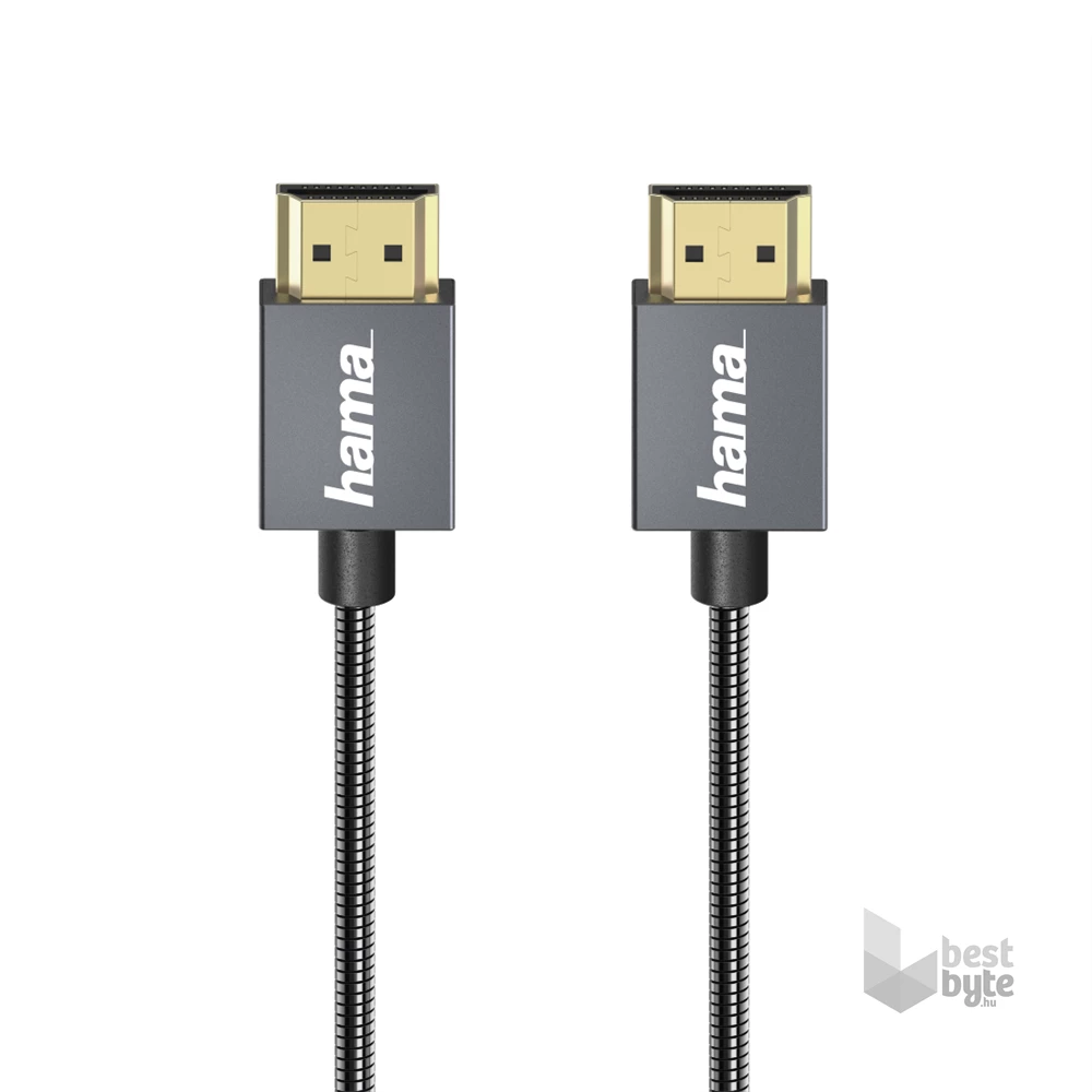 Hama 135792 "Elite" High speed HDMI kábel ethernettel, 0,75m