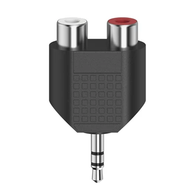 Hama 00205187 FIC ST sztereo 3,5mm jack dugó - 2rca alj adapter