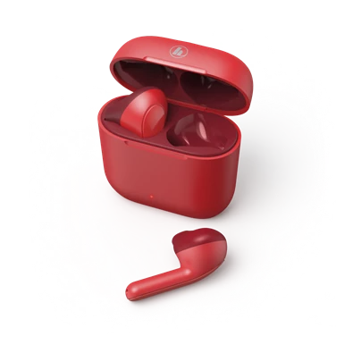 Hama 00184075 FREEDOM LIGHT True Wireless Bluetooth piros fülhallgató