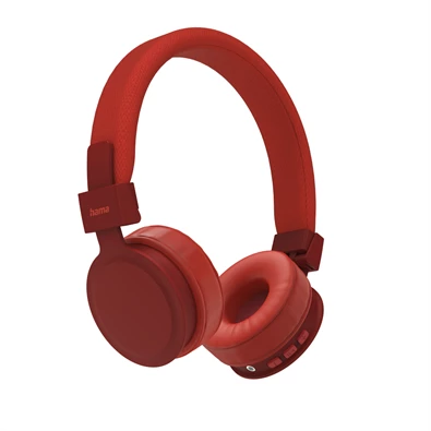 Hama 00184087 "FREEDOM LIT" Bluetooth piros fejhallgató
