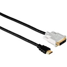 Hama 34033 HDMI-DVI/D Összekötokábel 2,0M, Com