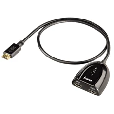 Hama 122224 HDMI közösítő, aranyozott, 2be-1ki