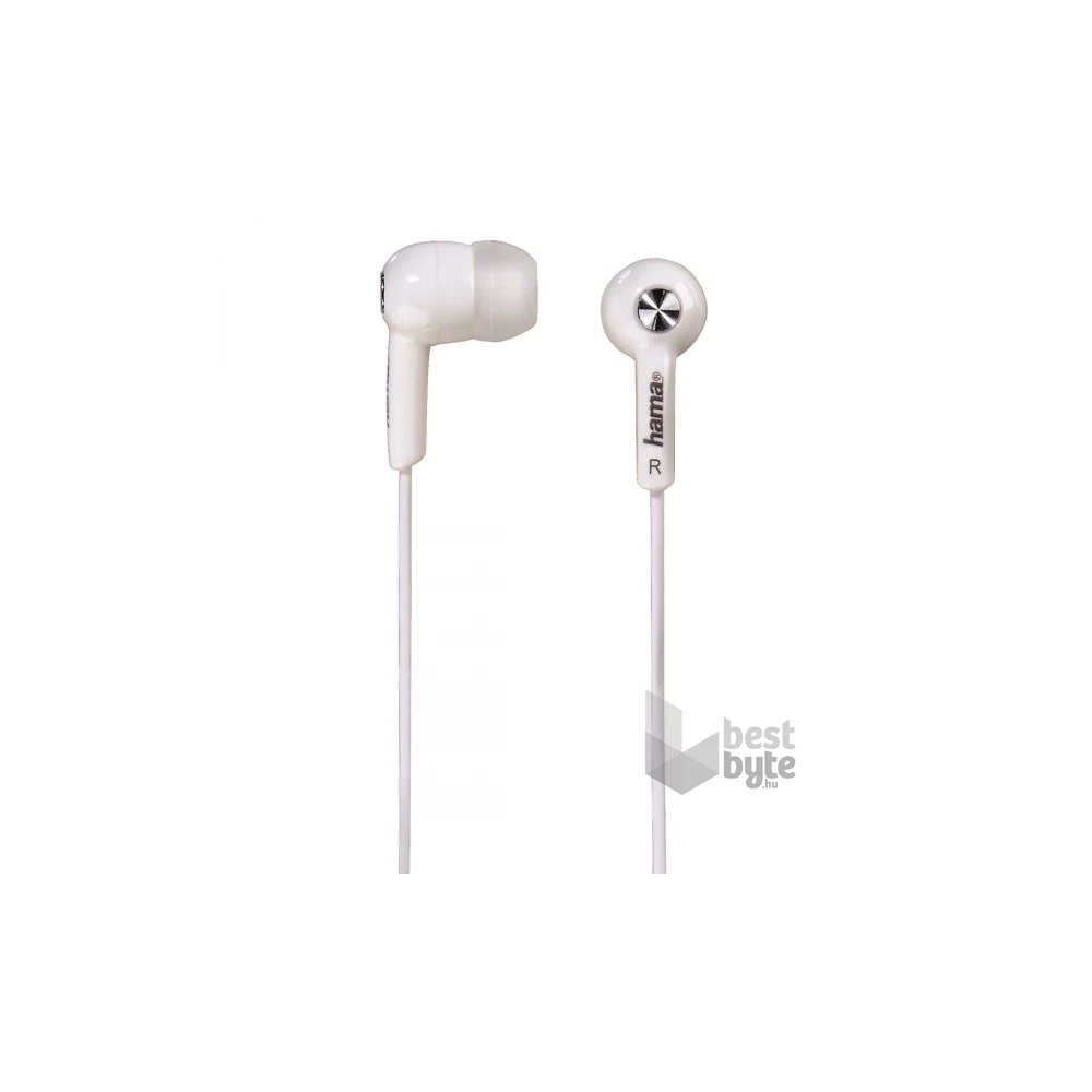 Hama 122689 HK-2114 In-Ear mikrofonos fehér fülhallgató