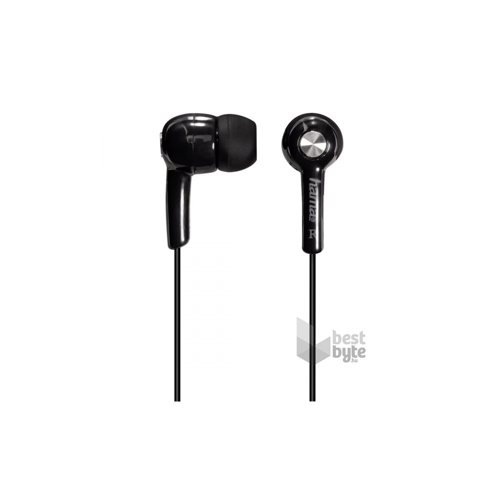 Hama 122688 HK-2114 In-Ear mikrofonos fekete fülhallgató