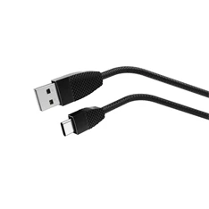 Hama "PINNAPPLE" USB Type-C - USB A 1m fém szövetes adatkábel