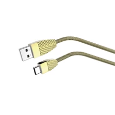 Hama "PINNAPPLE" USB Type-C - USB A 1m fém szövetes adatkábel