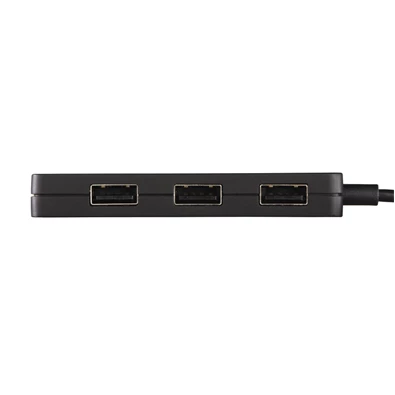 Hama "SLIM" 4 portos fekete USB 2.0 HUB