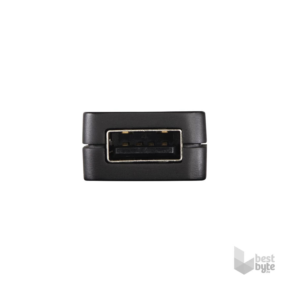 Hama "SLIM" 4 portos fekete USB 2.0 HUB