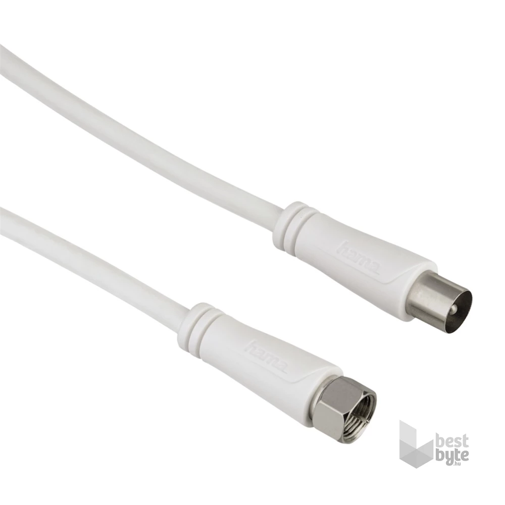 Hama 122433 ST 90dB F és Koax csatlakozós duplán árnyékolt 3,0m antenna kábel