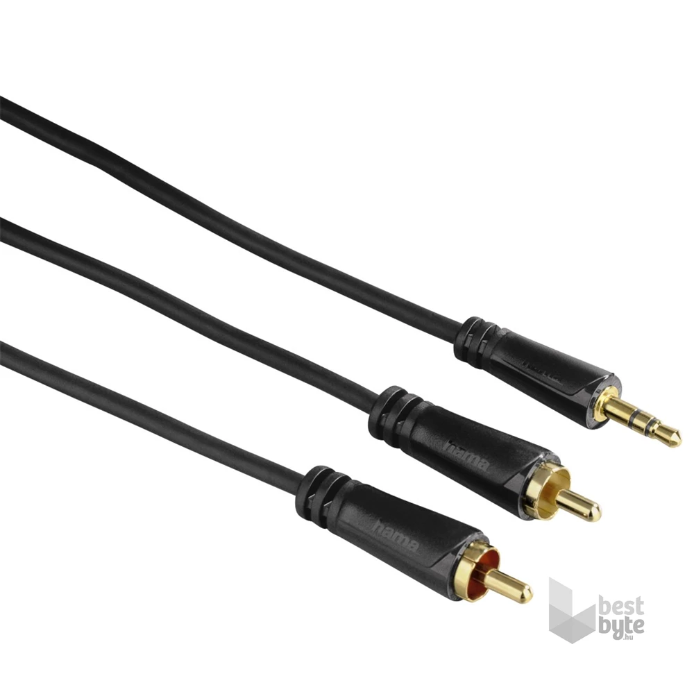 Hama 122298 TL 3,5Mm Jack-2 RCA 1,5 méter összekötőkábel