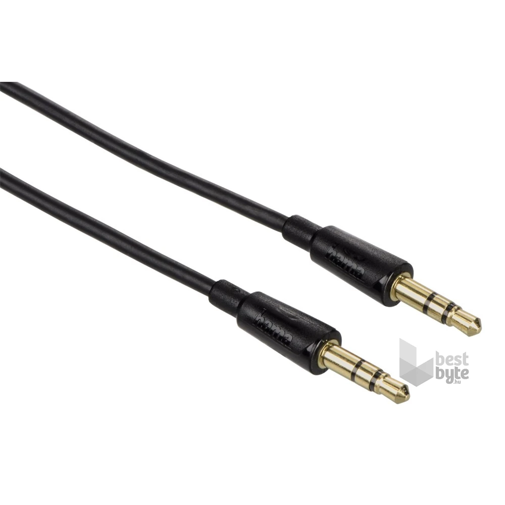 Hama 122324 TL 3,5mm jack1,5m flexi slim összekötőkábel