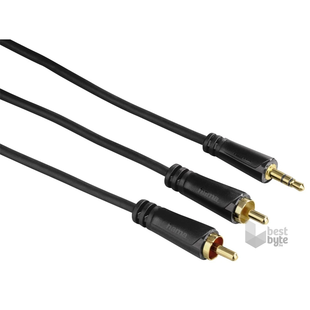 Hama TL 3,5mm jack-2rca összekötőkábel 3,0m