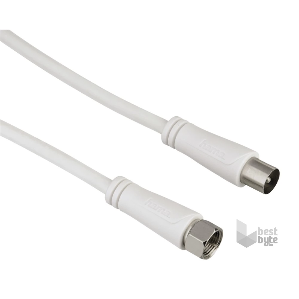 Hama 122432 ST 90dB F és Koax csatlakozós duplán árnyékolt 1,5m antenna kábel