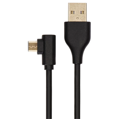 Hama USB 2.0 - USB Type-C 1m fekete derékszögű adatkábel