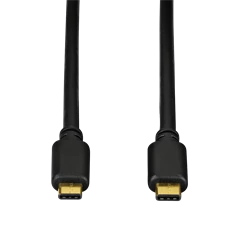 Hama USB 3.1 Type-C - USB Type-C 0,75m fekete adatkábel