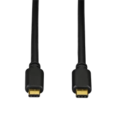 Hama 135737 USB 3.1 Type-C - USB Type-C 0,75m fekete adatkábel
