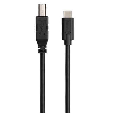 Hama USB Type-C - USB B 1,8m fekete adatkábel