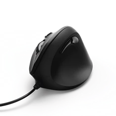 Hama 00182698 "VERTICAL ERGONOMIC EMC-500" fekete USB egér
