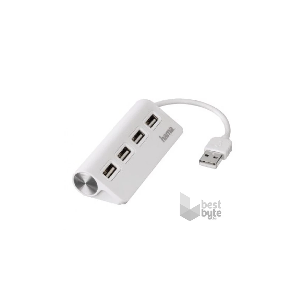 Hama 12178 4 portos fehér USB HUB
