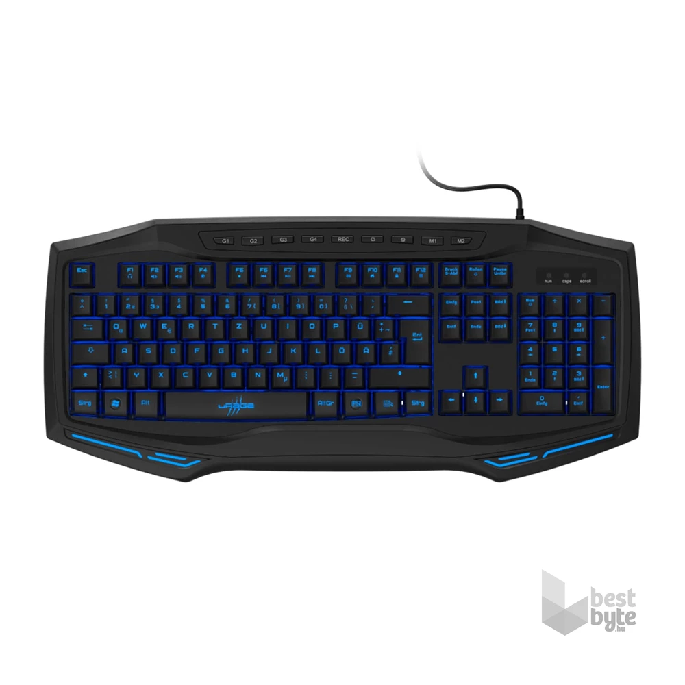 URAGE by Hama 186040 "Exodus 300 Macro" gamer billentyűzet
