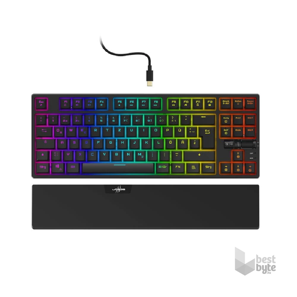 URAGE by Hama M3chanical Exodus 860TKL (red switch) RGB LED gamer billentyűzet
