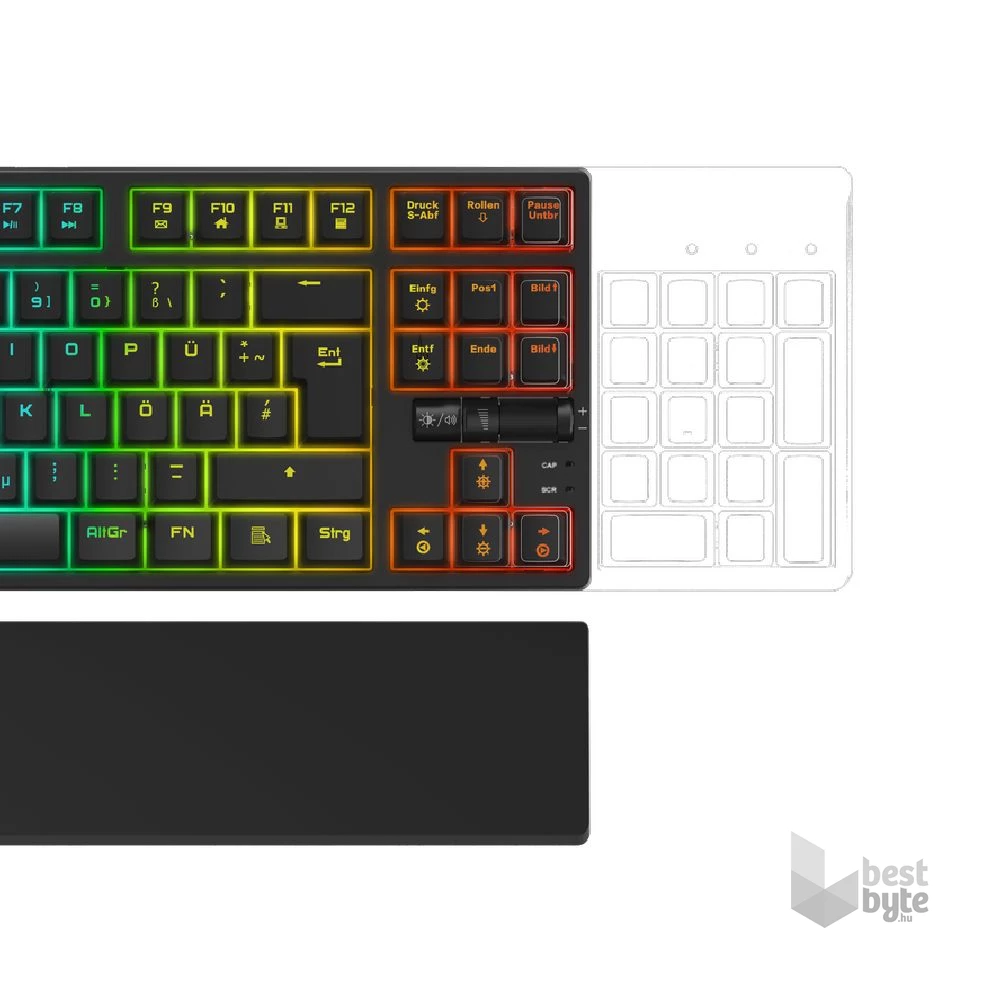 URAGE by Hama M3chanical Exodus 860TKL (red switch) RGB LED gamer billentyűzet