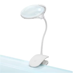 Handy Nagyítós, asztali LED lámpa érintőkapcsolóval, akkumulátorral