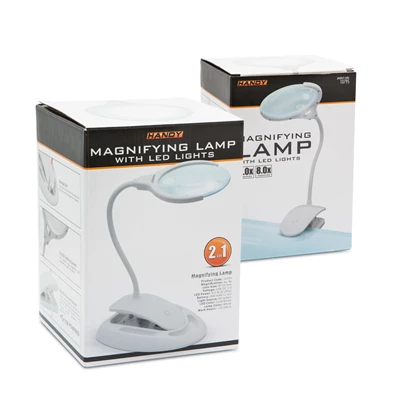 Handy Nagyítós, asztali LED lámpa érintőkapcsolóval, akkumulátorral